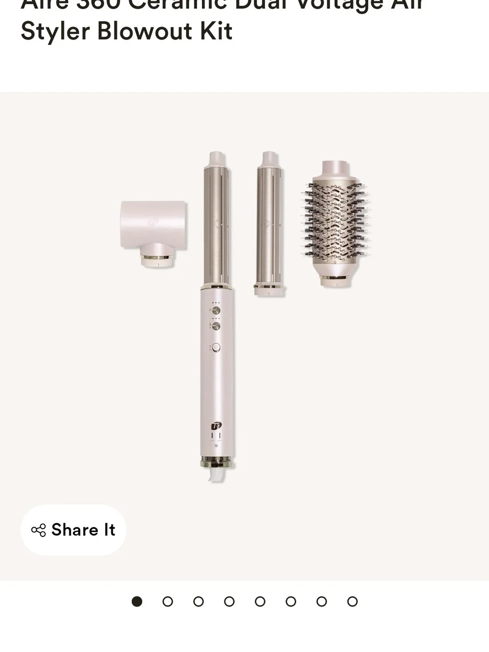 T3 Aire 360 Ceramic Air Styler - Blush Pink